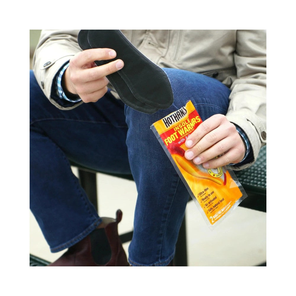 HotHands Insole Foot Warmers With Adhesive - Up to 9 Hours of Heat