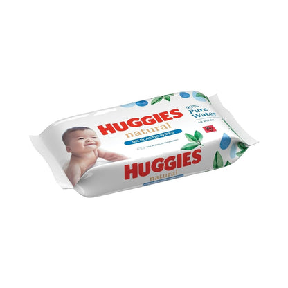 Huggies Plastic Free Pure Baby Wipes 48's