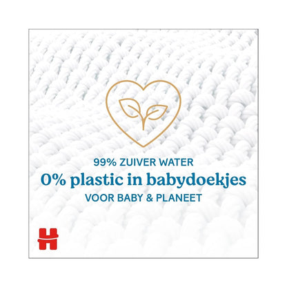 Huggies Plastic Free Pure Baby Wipes 48's