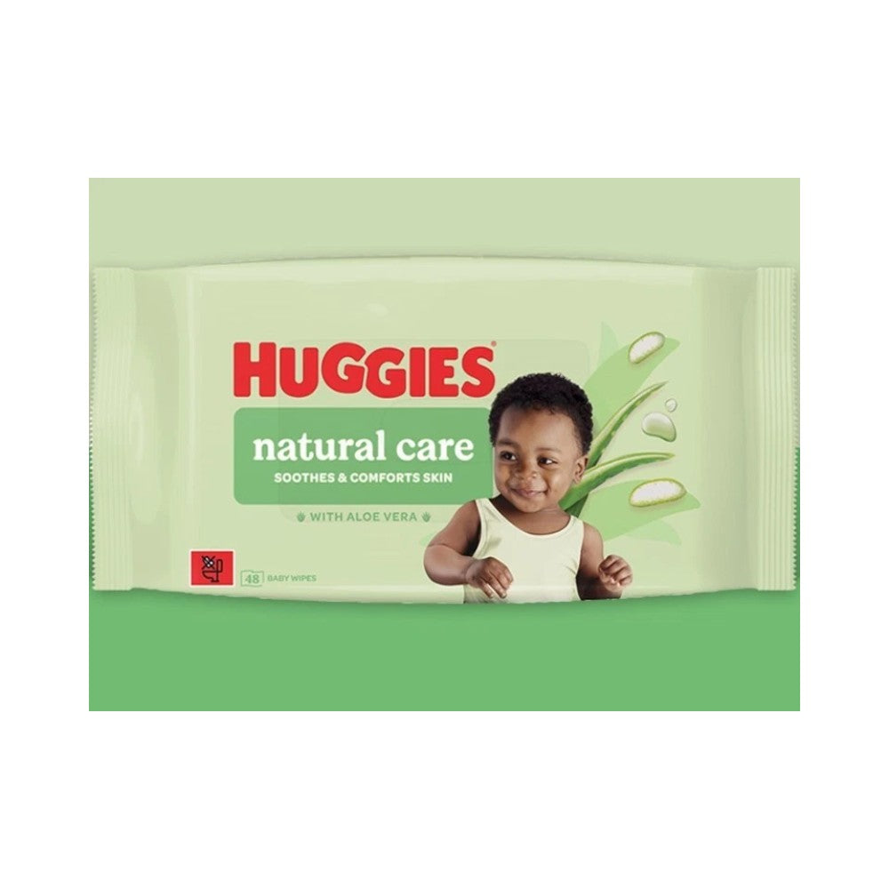 Huggies Natural Care Baby Wipes 48's