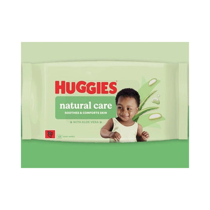 Huggies Natural Care Baby Wipes 48's