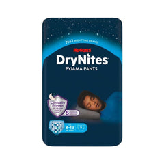 Huggies DryNites Pyjama Pants for Boys Age 8-13 (9 Pants)