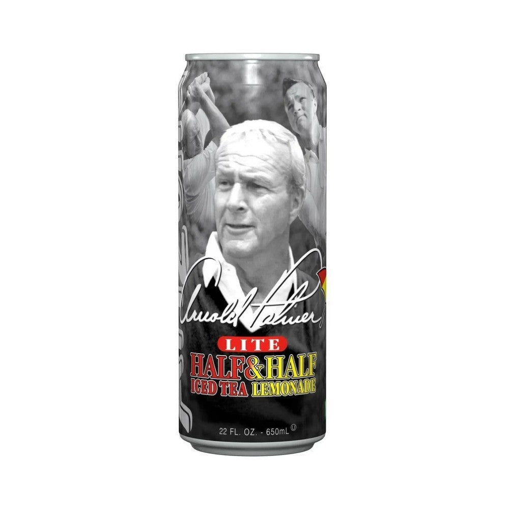 Arizona Arnold Palmer Lite Half & Half Iced Tea Lemonade Cans 650ml - Pack of 24
