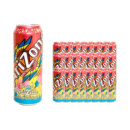 Arizona Tropical Chillzicle Juice Cocktail Drink Cans 22oz (650ml) - Pack of 24