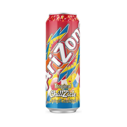 Arizona Tropical Chillzicle Juice Cocktail Drink Cans 22oz (650ml) - Pack of 24