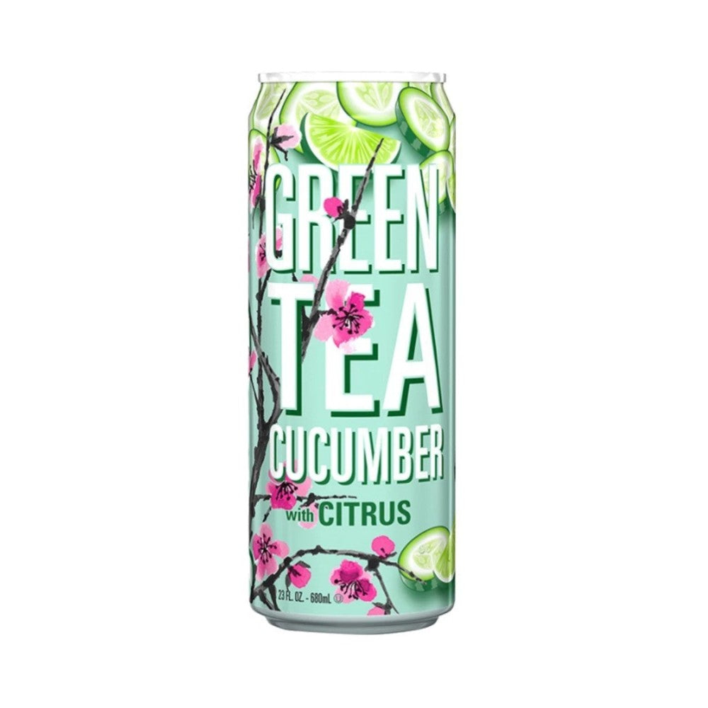 Arizona Green Tea Cucumber with Citrus Cans 22oz (650ml) - Pack of 24