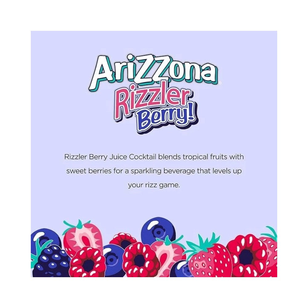 Arizona Rizzler Berry Cans 650ml - Pack of 24