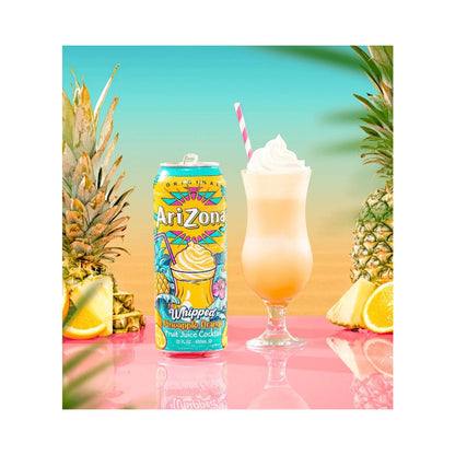 Arizona Whipped Pineapple Orange Fruit Juice Cocktail Cans 650ml - Pack of 24