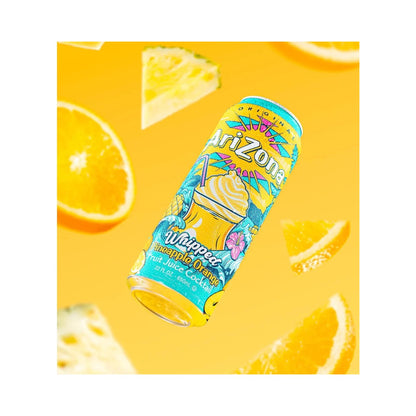 Arizona Whipped Pineapple Orange Fruit Juice Cocktail Cans 650ml - Pack of 24