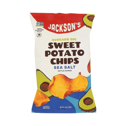 Jackson's Avocado Oil Sweet Potato Chips Sea Salt 5oz (142g)