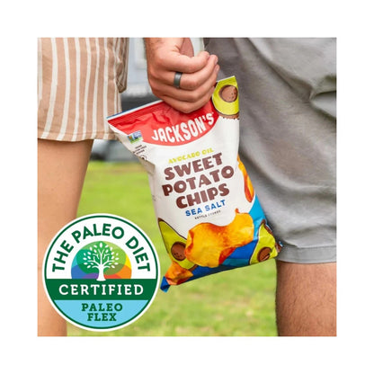 Jackson's Avocado Oil Sweet Potato Chips Sea Salt 5oz (142g)
