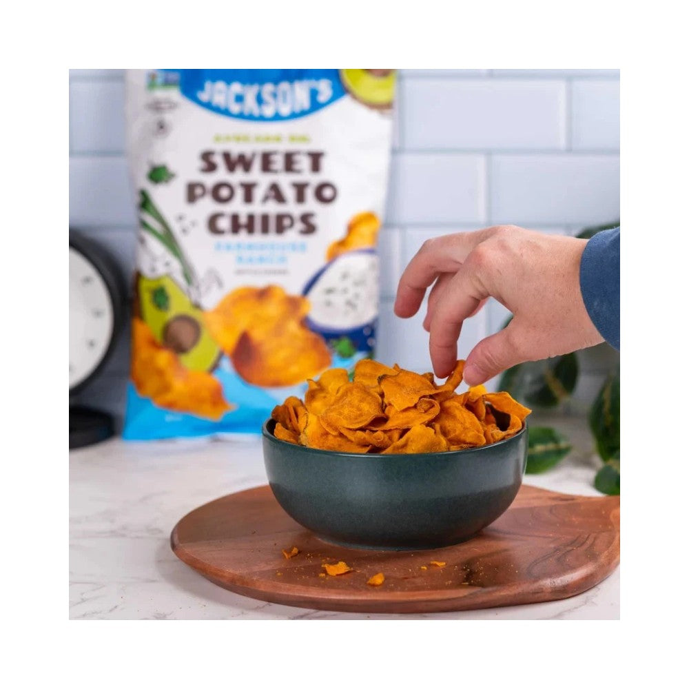 Jackson's Avocado Oil Sweet Potato Chips Farmhouse Ranch 5oz (142g)
