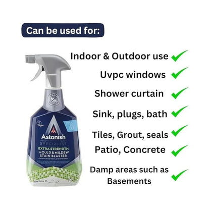 Astonish Specialist Mold and Mildew Blast Stain Remover Spray 750ml