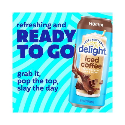 International Delight Mocha Iced Coffee Can 15oz (443ml)