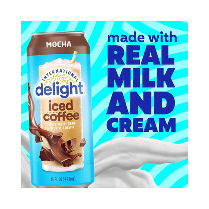 International Delight Mocha Iced Coffee Can 15oz (443ml)