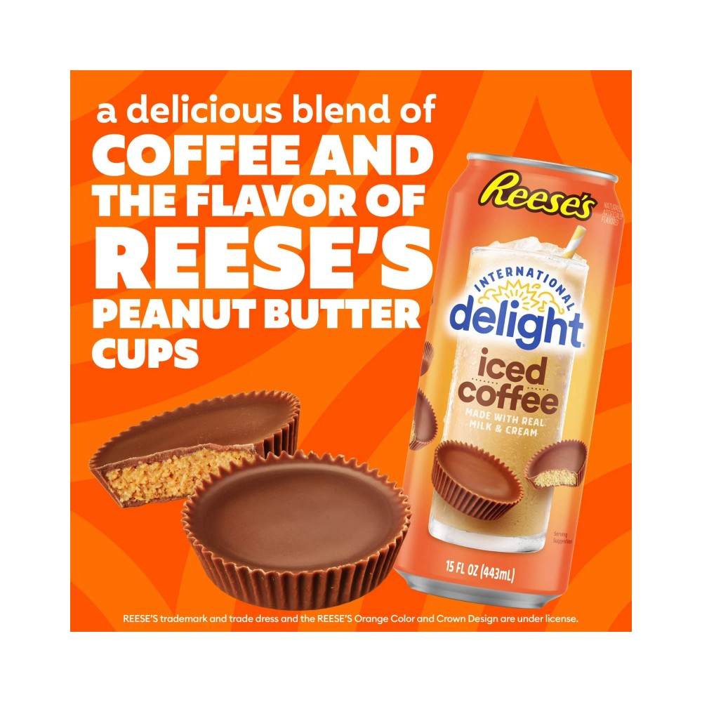 International Delight Reese's Iced Coffee Can 15oz (443ml)
