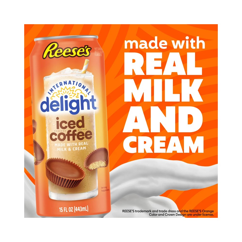 International Delight Reese's Iced Coffee Can 15oz (443ml)