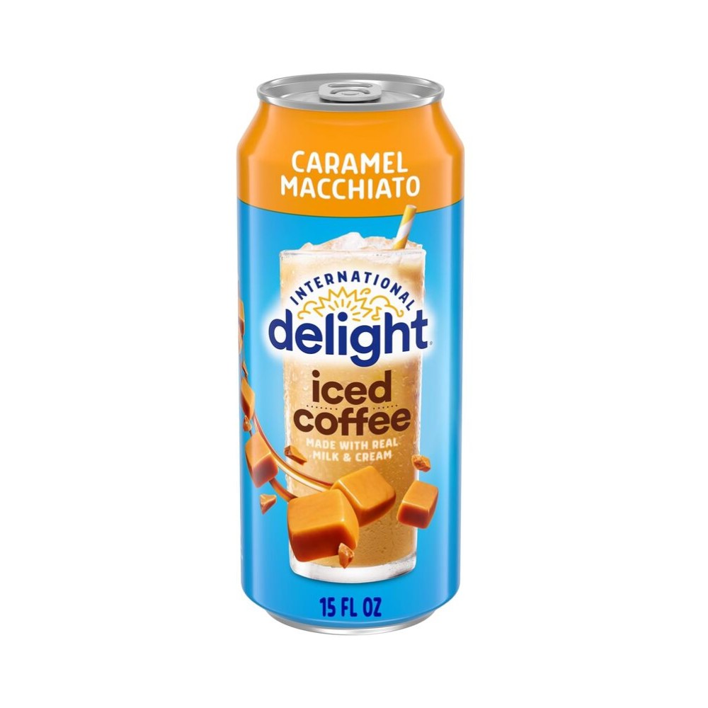 International Delight Caramel Macchiato Iced Coffee Can 15oz (443ml)