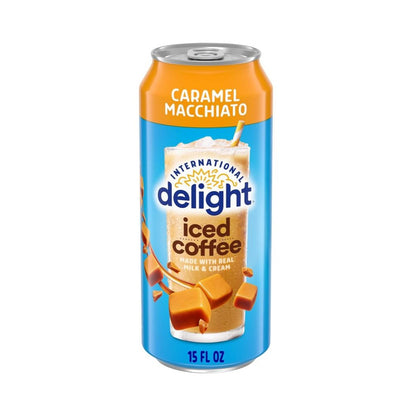 International Delight Caramel Macchiato Iced Coffee Can 15oz (443ml)