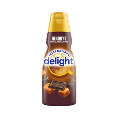 International Delight Hershey's Chocolate Caramel Liquid Coffee Creamer 32oz (946ml)