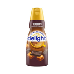 International Delight Hershey's Chocolate Caramel Liquid Coffee Creamer 32oz (946ml)