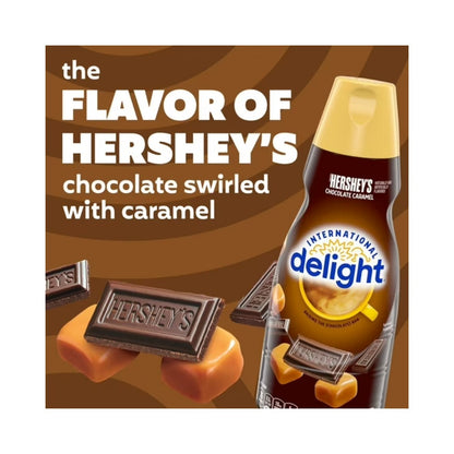 International Delight Hershey's Chocolate Caramel Liquid Coffee Creamer 32oz (946ml)