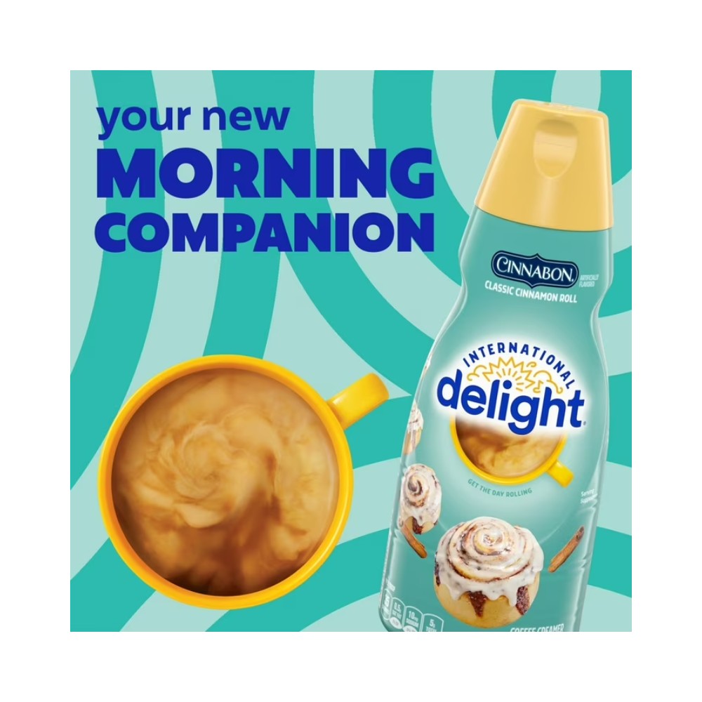 International Delight Cinnabon Liquid Coffee Creamer 32oz (946ml)
