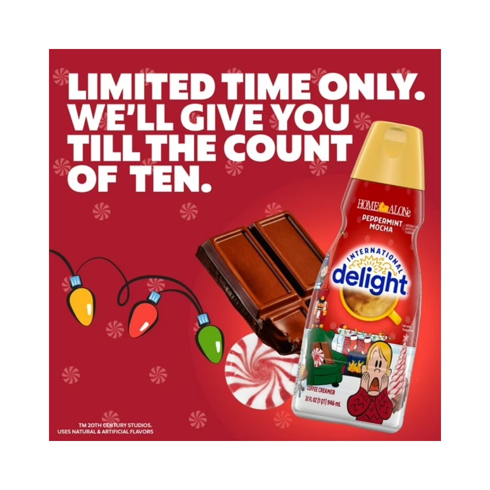 International Delight Peppermint Mocha Liquid Coffee Creamer 32oz (946ml)