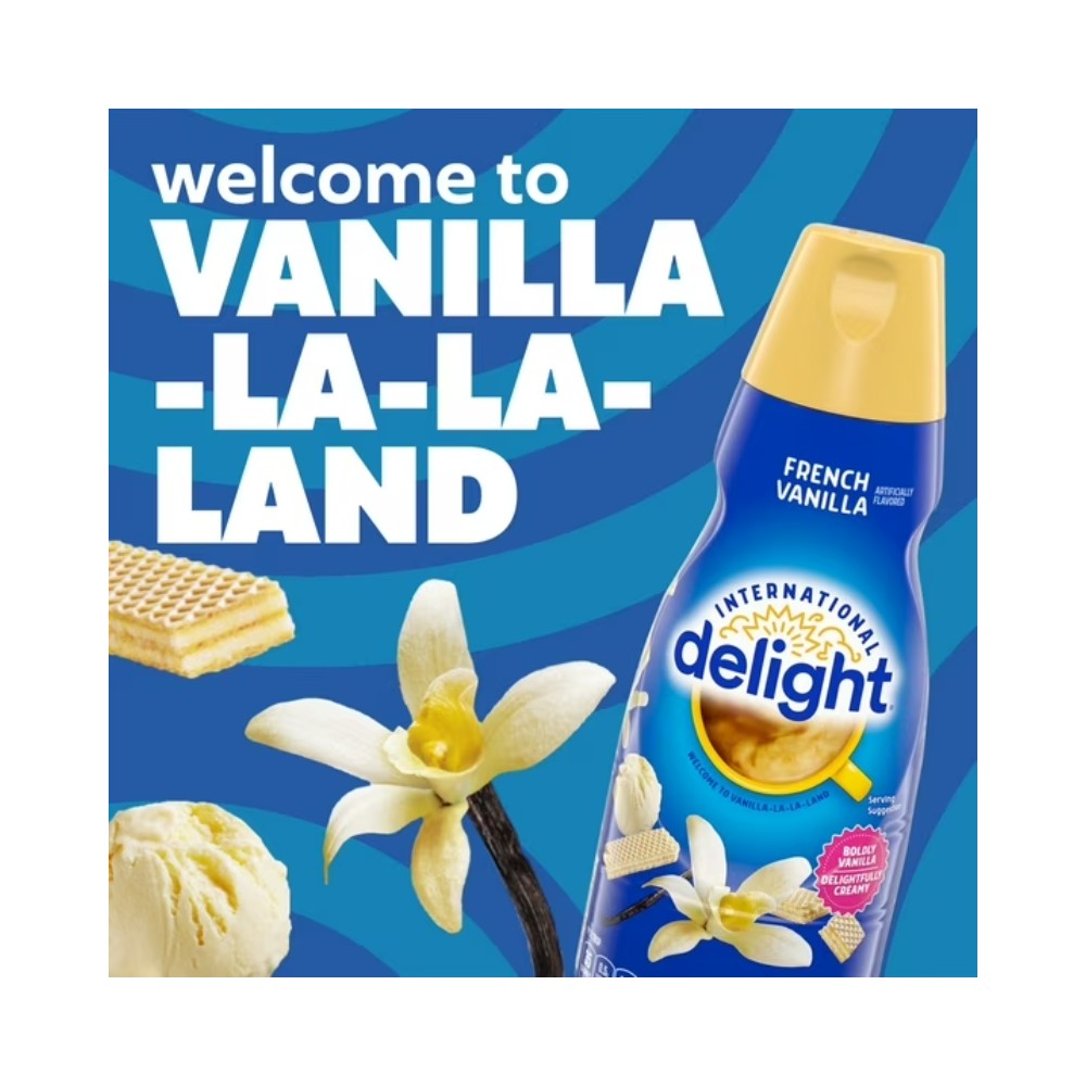 International Delight French Vanilla Liquid Coffee Creamer 32oz (946ml)