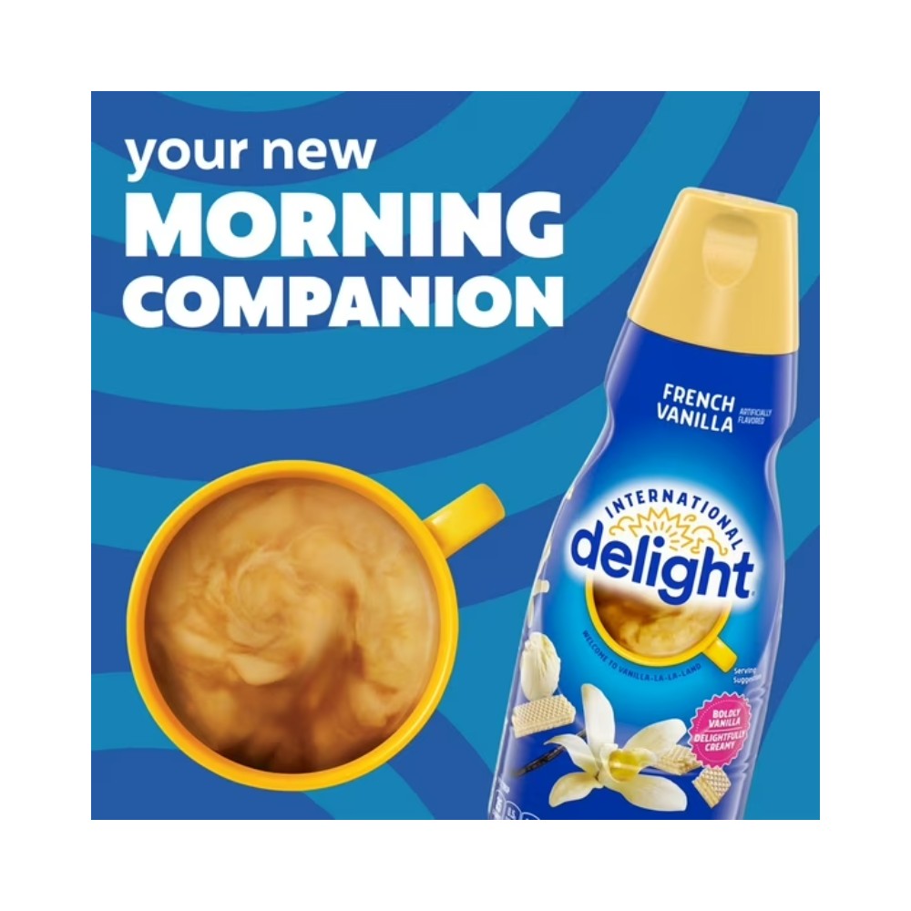 International Delight French Vanilla Liquid Coffee Creamer 32oz (946ml)