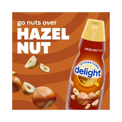 International Delight Hazelnut Liquid Coffee Creamer 32oz (946ml)