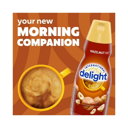International Delight Hazelnut Liquid Coffee Creamer 32oz (946ml)