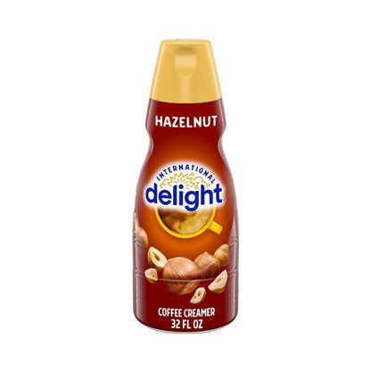 International Delight Hazelnut Liquid Coffee Creamer 32oz (946ml)