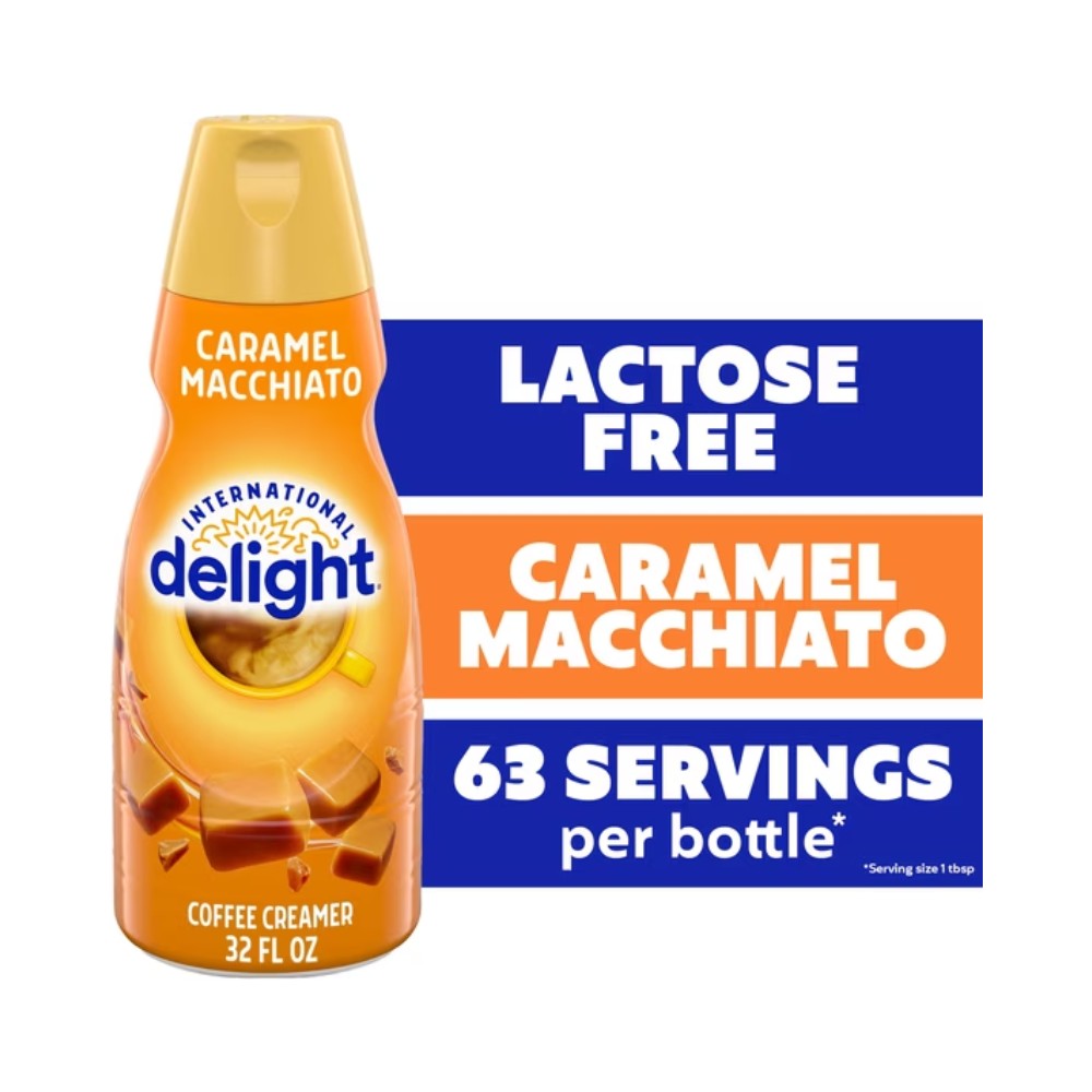 International Delight Caramel Macchiato Liquid Coffee Creamer 32oz (946ml)