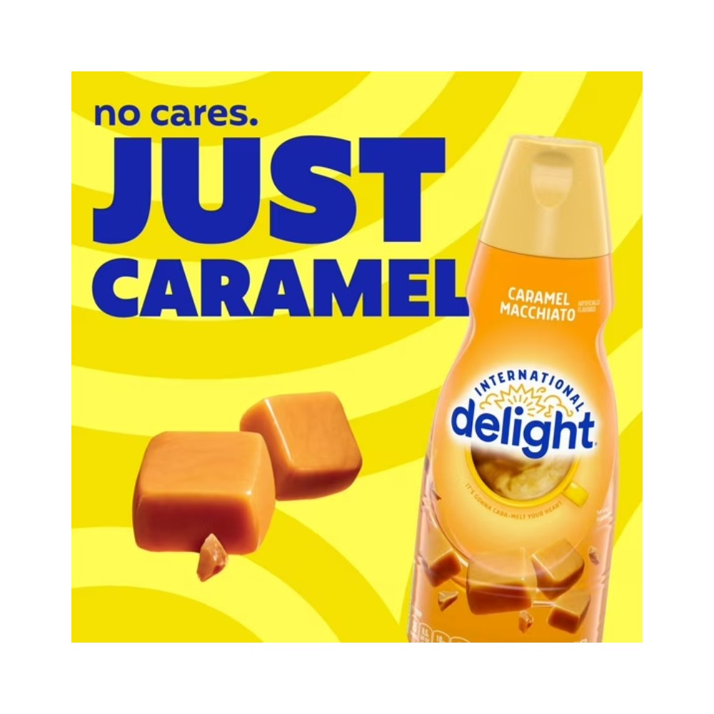 International Delight Caramel Macchiato Liquid Coffee Creamer 32oz (946ml)