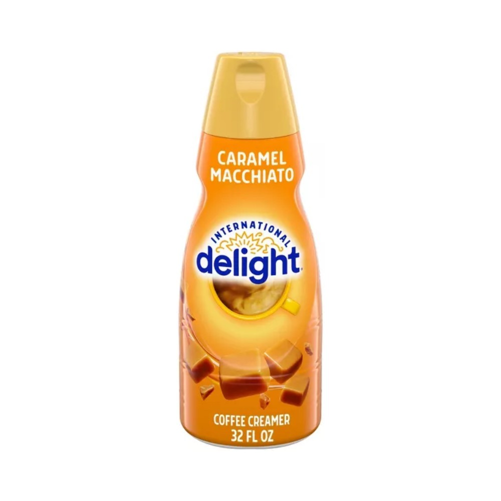 International Delight Caramel Macchiato Liquid Coffee Creamer 32oz (946ml)