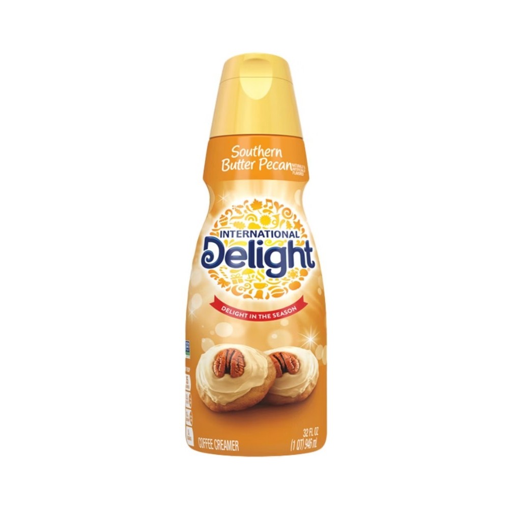 International Delight Southern Butter Pecan Liquid Coffee Creamer 32oz (946ml)