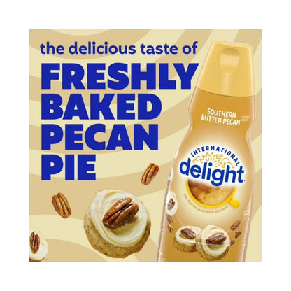 International Delight Southern Butter Pecan Liquid Coffee Creamer 32oz (946ml)