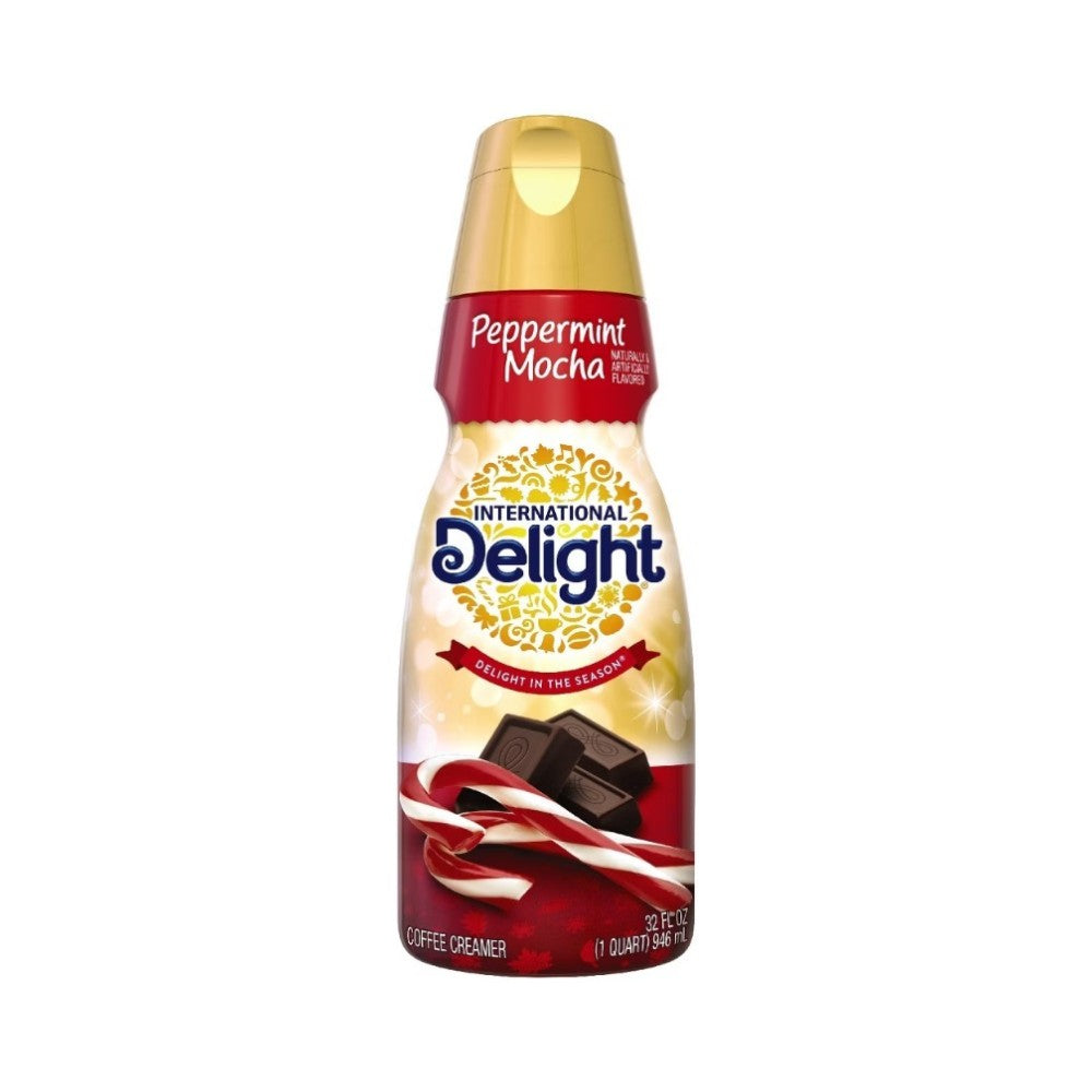 International Delight Peppermint Mocha Liquid Coffee Creamer 32oz (946ml)