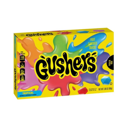 Fruit Gushers Tropical Flavoured Sweets 3.06oz (86g) - Pack of 10