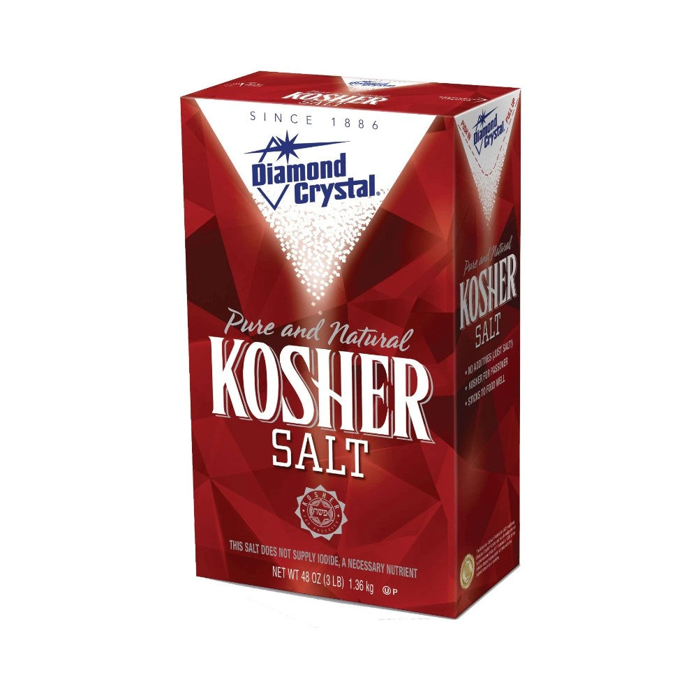 Diamond Crystal Pure and Natural Kosher Salt 48oz (1.36kg)