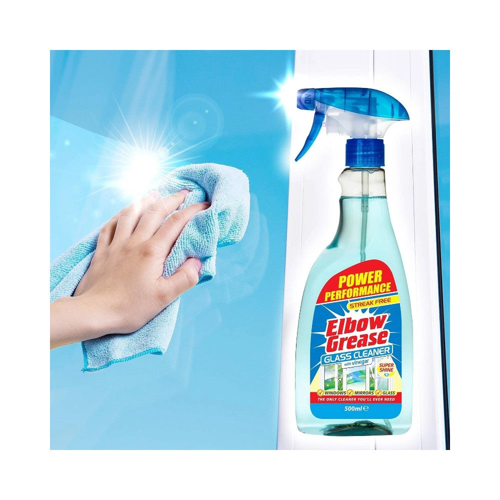 Elbow Grease Vinegar Glass Cleaner Spray 500ml