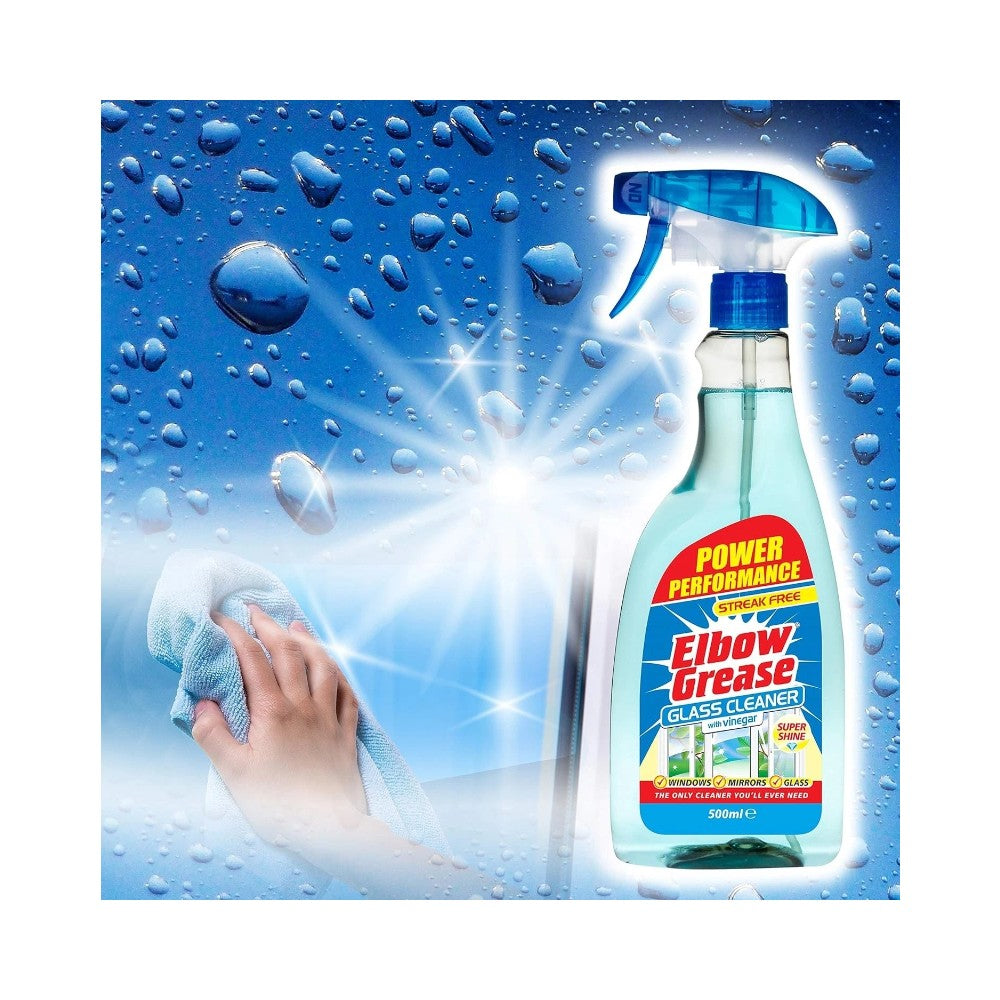 Elbow Grease Vinegar Glass Cleaner Spray 500ml