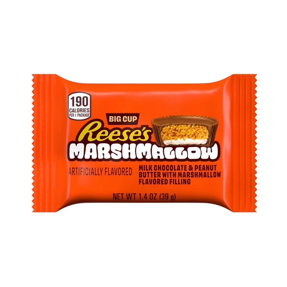 REESE'S Big Cup Marshmallow Milk Chocolate Peanut Butter Cup 1.4oz