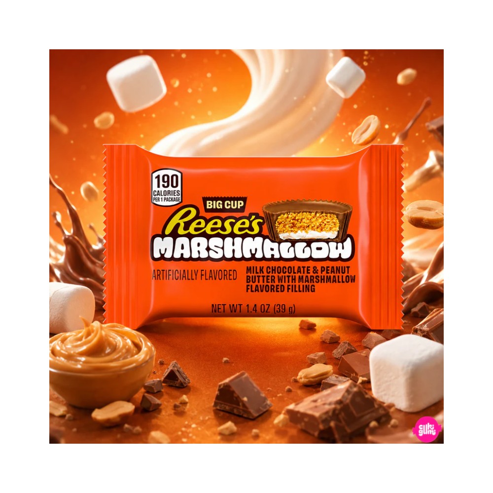 REESE'S Big Cup Marshmallow Milk Chocolate Peanut Butter Cup 1.4oz