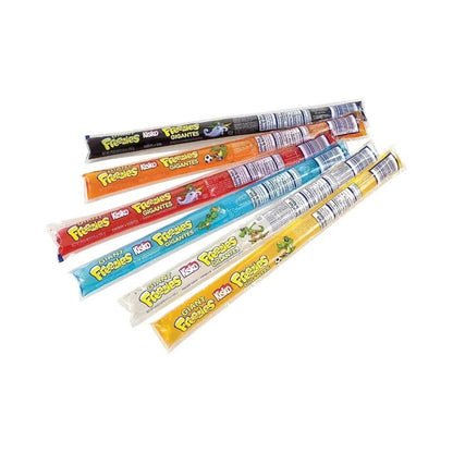 Kisko Giant Freezies Freezer Pops Ice Bars 5.5oz (156g) - Pack of 50