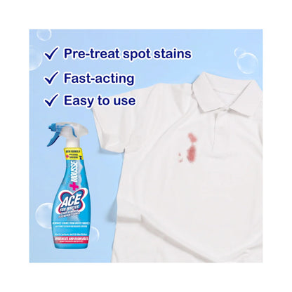 ACE for Whites Mousse Stain Remover Spray 700ml