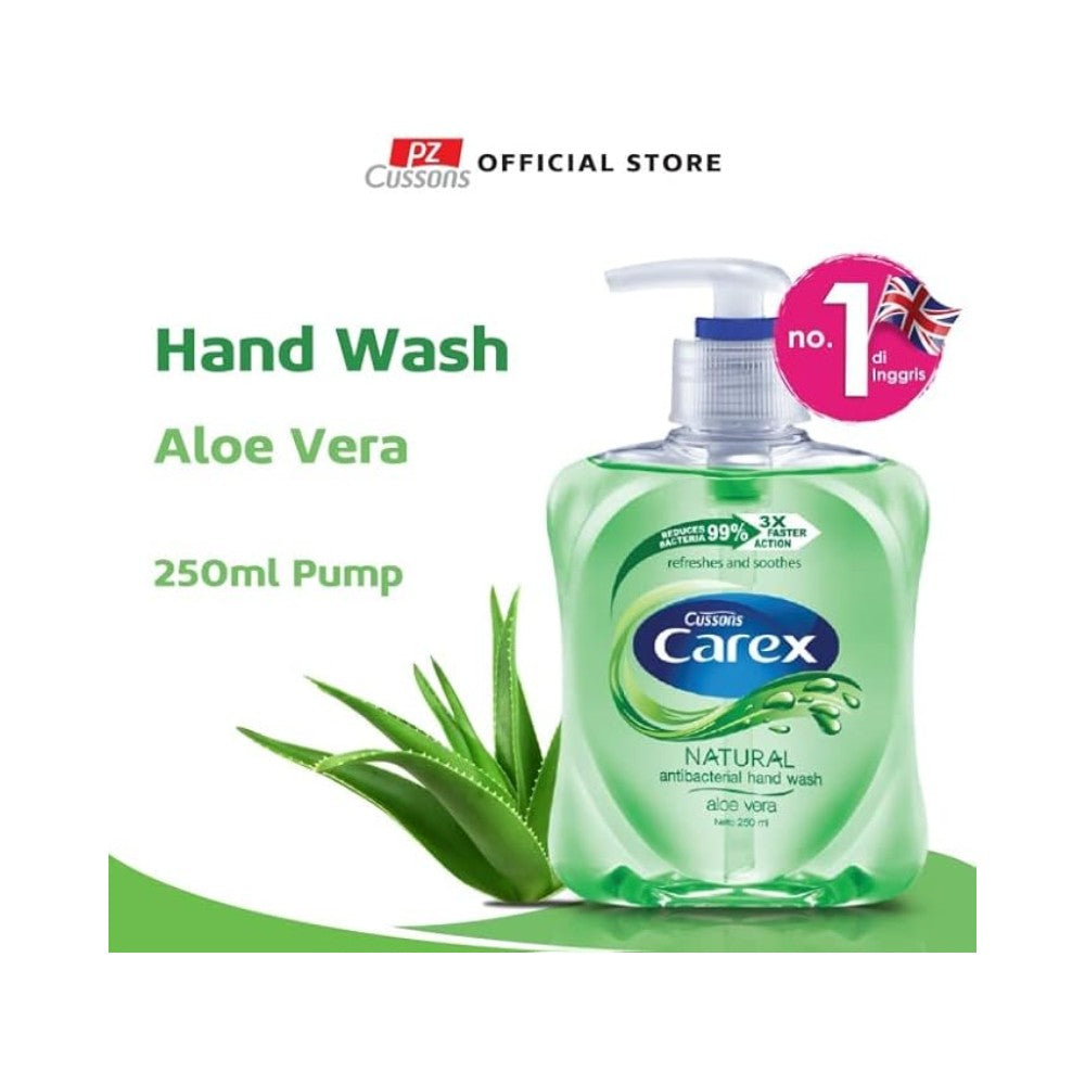 Carex Aloe Vera Antibacterial Handwash 250ml