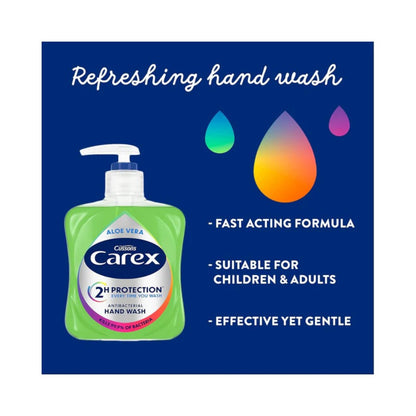 Carex Aloe Vera Antibacterial Handwash 250ml
