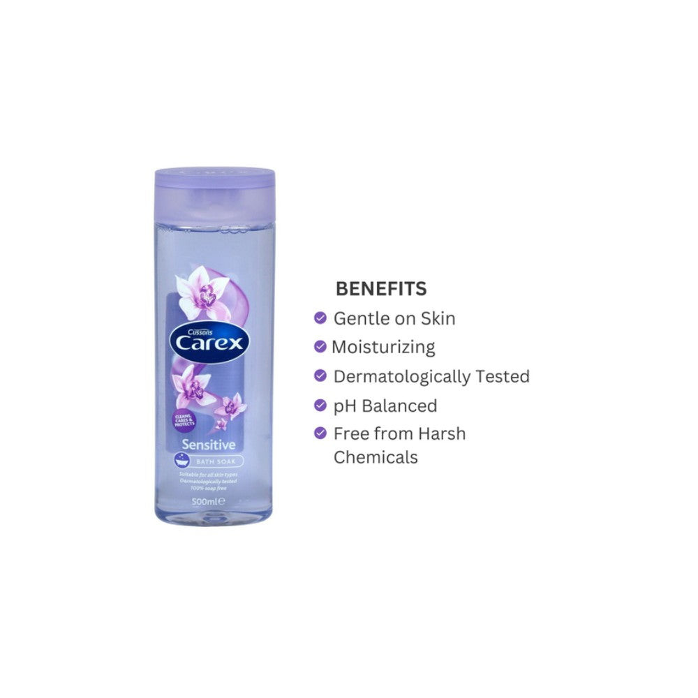Carex Sensitive Bath Soak 500ml